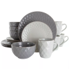 16pc Stoneware Tahitian Diamond Dinnerware Set