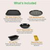 10 Piece Non-stick Bakeware Set - Carbon Steel Baking Tray Set