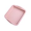 1pc Square Silicone Cake Pan Wave Pattern Toast Bread Baking Pan Easy To Wash High Temperature Resistant Oven Silicone Cake Mold