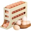 Egg Dispenser, Space-Saving Rolling Eggs Dispenser for Refrigerator Storage