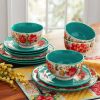 Vintage Floral 12-Piece Dinnerware Set