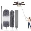 4/6pcs/set; Microfiber Duster Cleaning Kit; Extendable And Bendable Dusters With Long Extension Pole; R Washable Lightweight Dusters