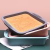 1pc Square Silicone Cake Pan Wave Pattern Toast Bread Baking Pan Easy To Wash High Temperature Resistant Oven Silicone Cake Mold