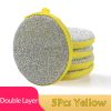 5/10pcs; Double Side Dishwashing Sponge Pan Pot Dish Wash Sponges Household Cleaning Tools Kitchen Tableware Dish Washing Brush