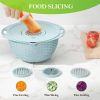 4 in 1 Colander with Mixing Bowl Set Food Strainers and Colanders Set for Kitchen