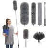 4/6pcs/set; Microfiber Duster Cleaning Kit; Extendable And Bendable Dusters With Long Extension Pole; R Washable Lightweight Dusters